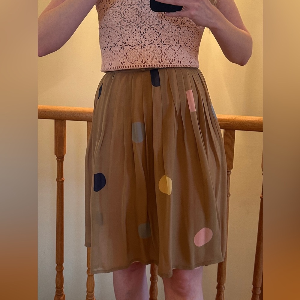 Twenty-seven names polka dot midi silk skirt (size 6) - Picture 11 of 11